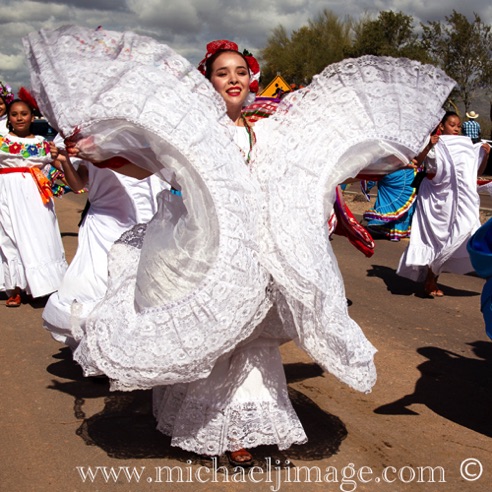 Rodeo parade dancer